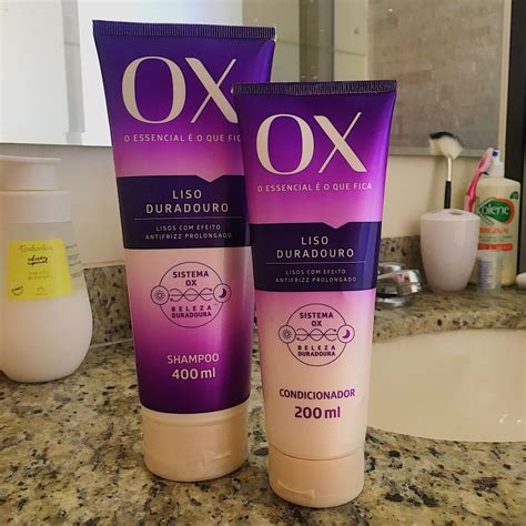 Resenha Shampoo E Condicionador Liso Duradouro Ox Produtos Para Cabelo Produtos De Cabelo