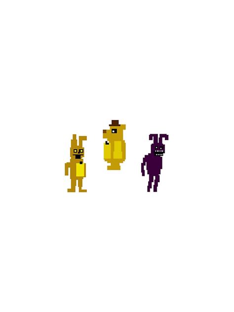 Five Nights At Freddys Mini Game Sprites Set 3 Stickers By