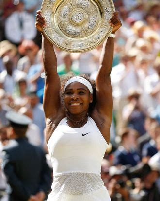 Serena williams practises on the eve of wimbledon. Serena Williams and Her Muscles Win Another Grand Slam