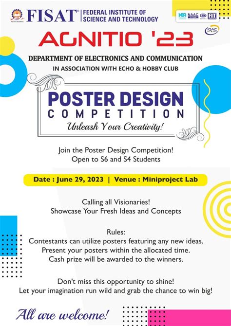 Poster Design Competition Fisat Federal Institute Of Science And