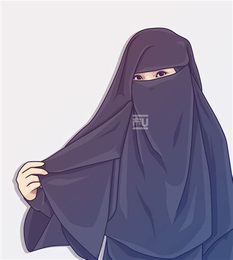 Hijab Vector Niqab Hijab Cartoon Niqab Cartoon Islamic Cartoon