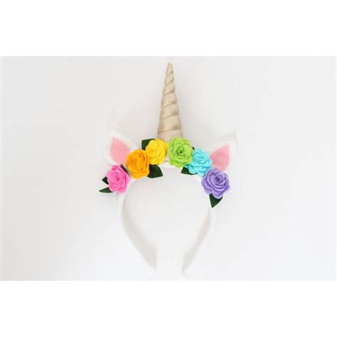 Unicorn Horn Headband Felt Headband Headband Hair Flower Headband