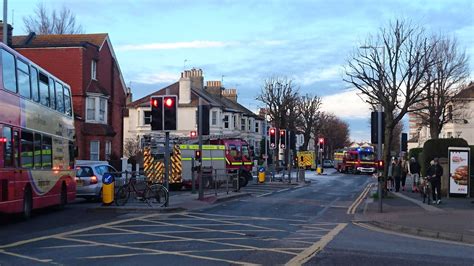 brighton and hove news two treated for breathing difficulties after white powder spillage in hove