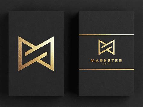 Modern Luxury Monogram Minimalist Business M Letter Logo Design By Md