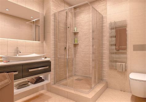 Современные идеи дизайна ванной комнаты с душевой кабиной Ремонт