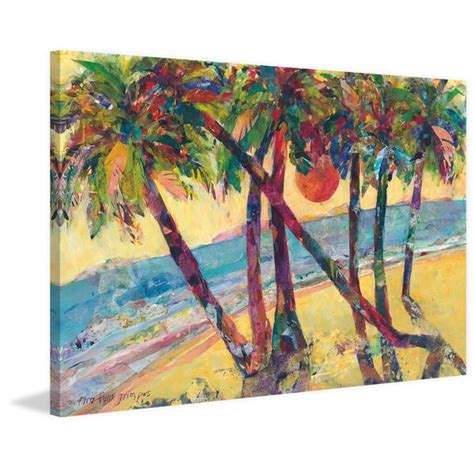 Marmont Hill Handmade Life In Tropics Print On Wrapped Canvas