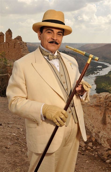David Suchet as Hercule Poirot in 