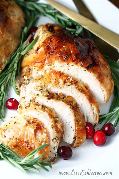 Rosemary Roasted Turkey Breast Lets Dish Recipes