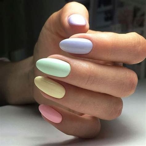 41 New Summer Nail Color For Beauty Pastel Nails Designs Rainbow