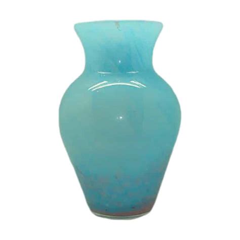 Murano Light Blue Glass Vase Clyde On 4th Antiques And Collectables