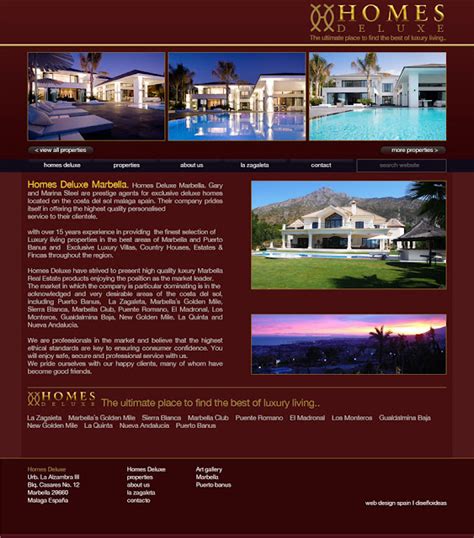Mobile Web And Social Media Marketing Marbella Homes Deluxe Marbella