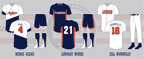 Auburn Tigers Softball Uniform History - Auburn Uniform ...