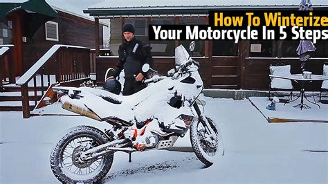 How To Winterize Your Motorcycle In 5 Steps