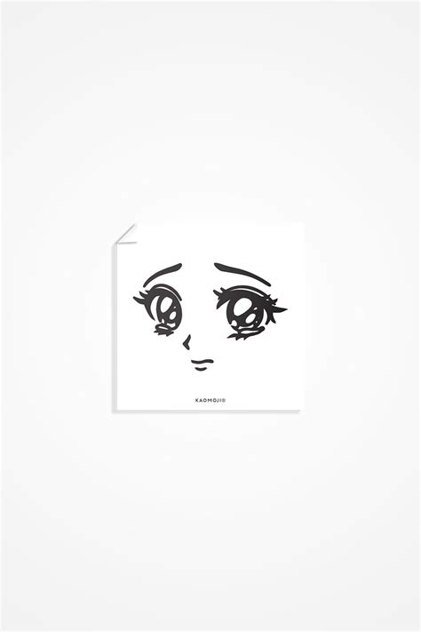 Sad Girl Sticker — Kaomoji