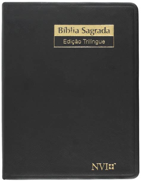 Bíblia Sagrada Edição Trilíngue Capa Luxo Preta PDF João Ferreira de