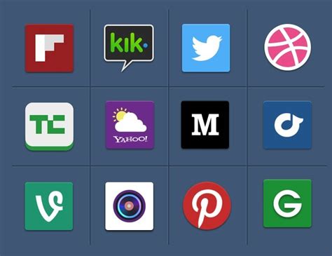 Free 12 Flat Web Service Icons Psd Titanui