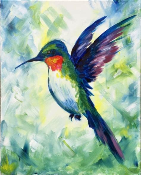 Pin By Cate Casper On Art Is Life Hummingbird Painting Acrylic