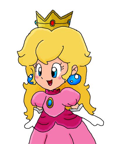 Peach Cute Face By Princess Peach 64 On Deviantart