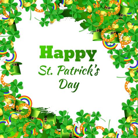 st patricks day vector hd png images st patricks day border pattern design st patricks day