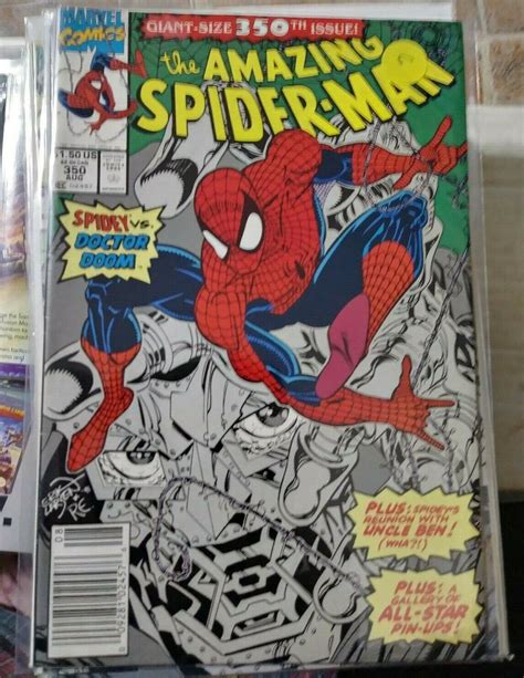 Amazing Spider Man 350 1991 Marvel Doctor Doom Uncle Ben Mary Jane