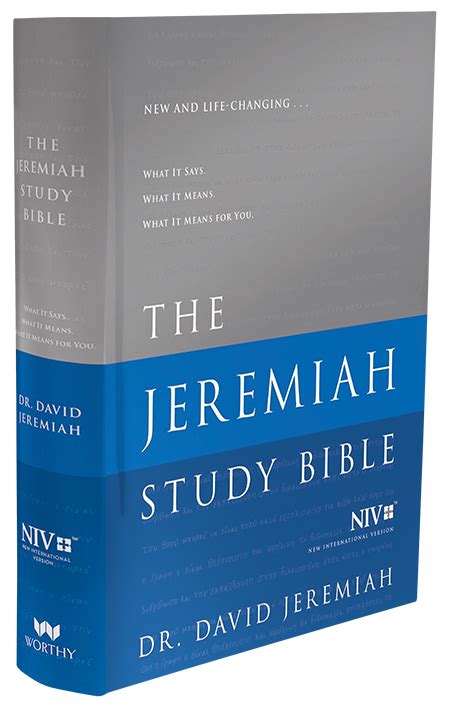 Niv Hardback Jeremiah Study Bible Au