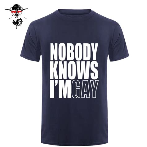 Buy Mens Nobody Knows Im Gay Funny Gay Pride Lgbt