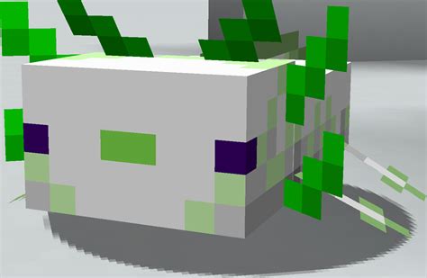 White And Green Axolotls Minecraft Resource Packs Curseforge