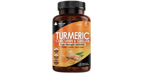 Buy New Leaf Turmeric Ginger Black Pepper Tablets Online Faithful