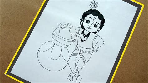 Janmashtami Special Krishna Painting Step By Step For Beginners How
