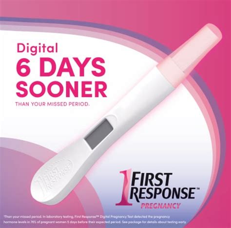 First Response™ Digital Pregnancy Test 2 Ct Qfc
