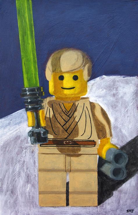 Lego Luke Skywalker Minifigure By Shaunmichaeljones On Deviantart