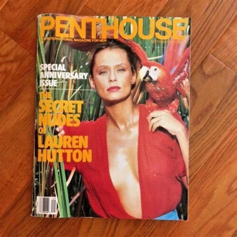 Penthouse September Special Anniversary Issue Lauren Hutton