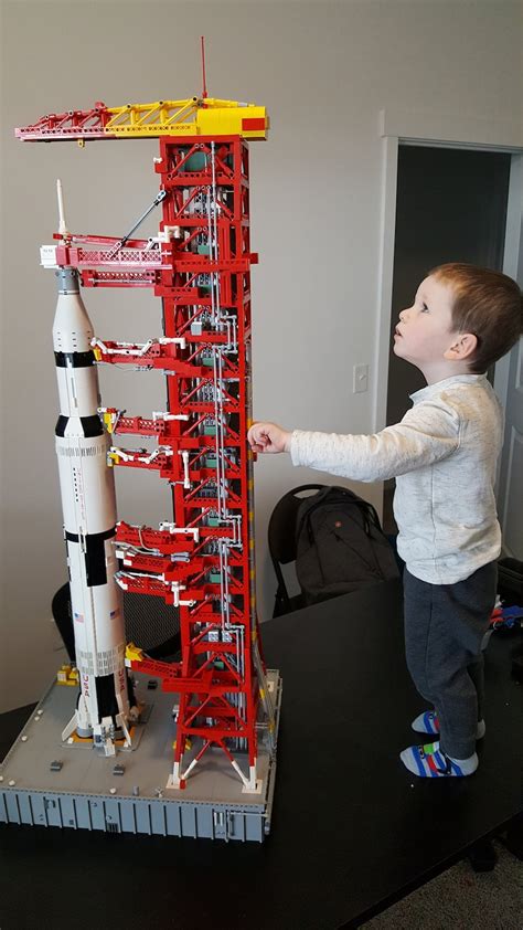 V44 Lego Saturn V Launch Umbilical Tower Instructions Toys Toys