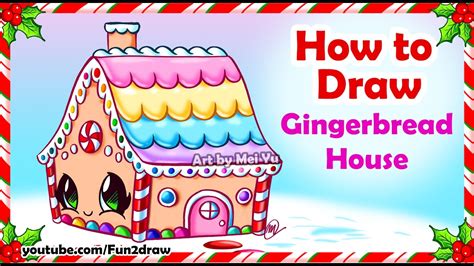Whether you recently moved into a new house or you've been living in it for a while, the decoration of your living quarters must become a priority at some. How to Draw a Pretty Gingerbread House | Fun2draw Online ...