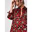 Red Leopard Print T Shirt Dress  Missguided
