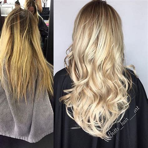 Amazing Color And Glam Seamless Extension Transformation By Britts Hair Art T Tape In