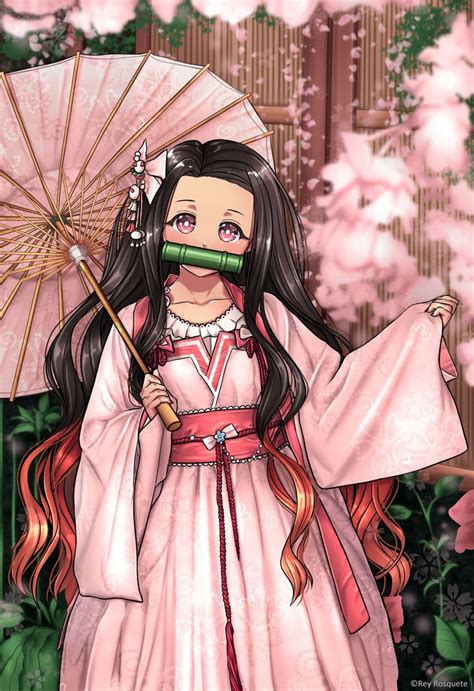 Chibi Nezuko Fanart Nezuko Kamado By Nukababe In 2020 Anime Art