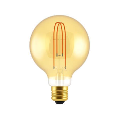 Large Light Bulbs G30 Amber Globe Bulb By Creative Cables Special