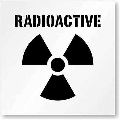 Stencil Radioactive Floor Safety Signs Radiation Stencils