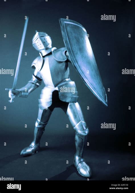 Knight In Shining Armor Stock Photo Alamy