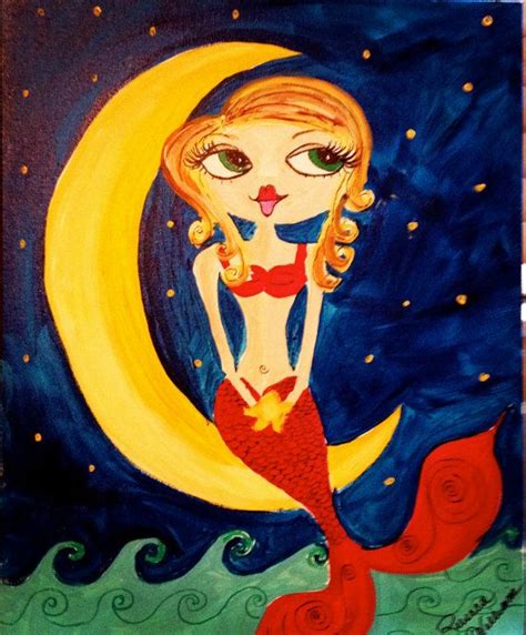Wish Upon A Star Mermaid By Beckyswhimsicalart On Etsy 16000