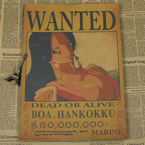 Poster Wanted De Boa Hancock Mugiwara Shop