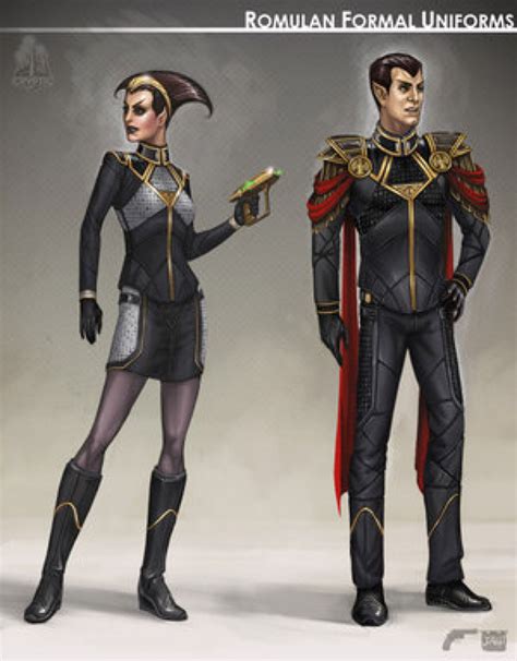 Star Trek Online Romulan Formal Concept Art By Fbombheart On