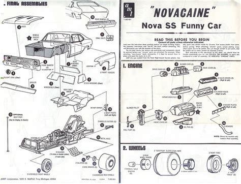Photo Page1 Amt Novacaine Chevy Nova Funny Car T382 Album Drastic