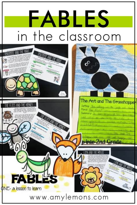 Fables In The Classroom Amy Lemons