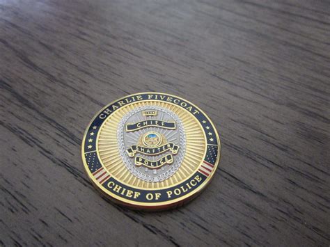 Shafter Police Department Ca Chief Of Police Challenge Coin 595h