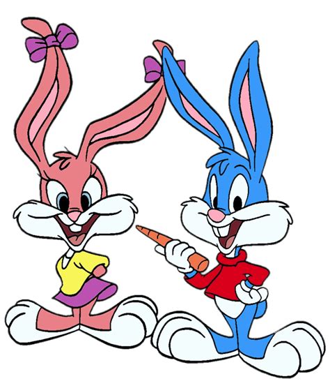 Check Out This Transparent Tiny Toon Babs And Buster Bunny Png Image