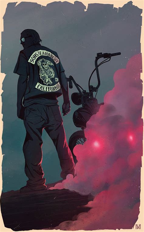 Sons Of Anarchy Poster Art By Nagy Norbert Pôsteres De Filmes