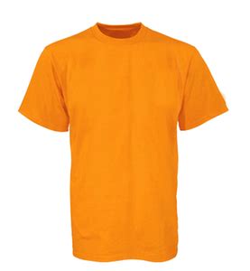 Yellow Blank T Shirt Template