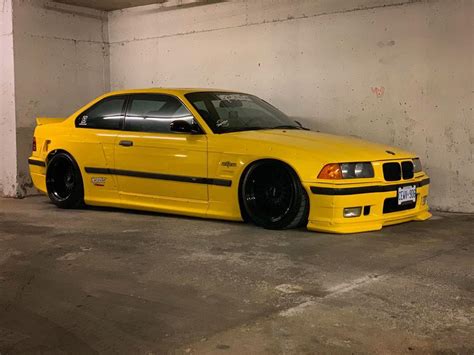 Pandem E36 Bmw M3 Looks Perfect In Yellow Autoevolution